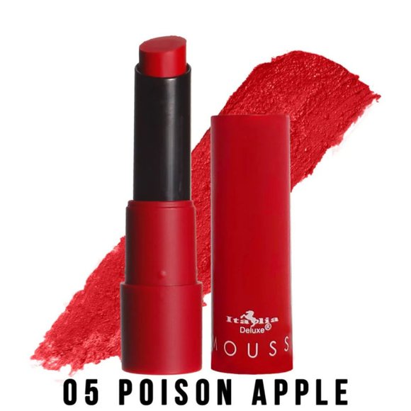 NEW Italia Deluxe Musse Matte Lipstick - 05 Poison Apple - Picture 4 of 5
